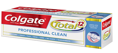 Crema Dental Colgate<sup>®</sup> Total 12 Professional Clean
