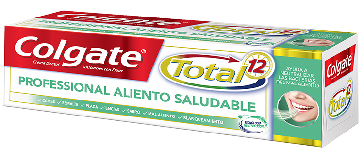 Crema Dental Colgate Total<sup>®</sup> 12 Professional Aliento Saludable